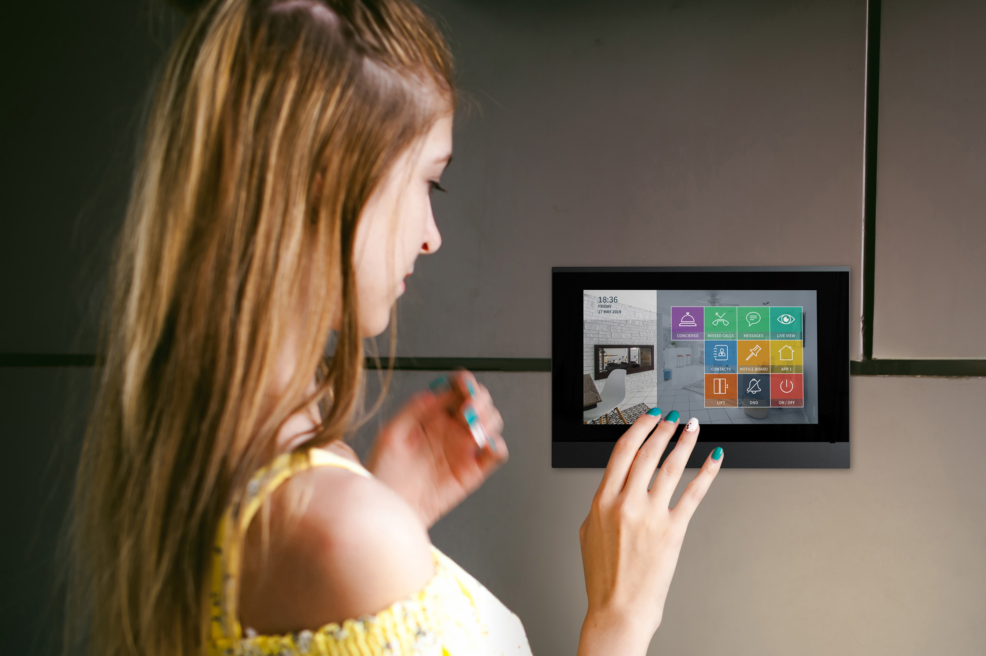 An intercom is an independent intercom device that is placed on the doors of homes, companies, or villas. It is also one of the forms of communication and communication systems between people.